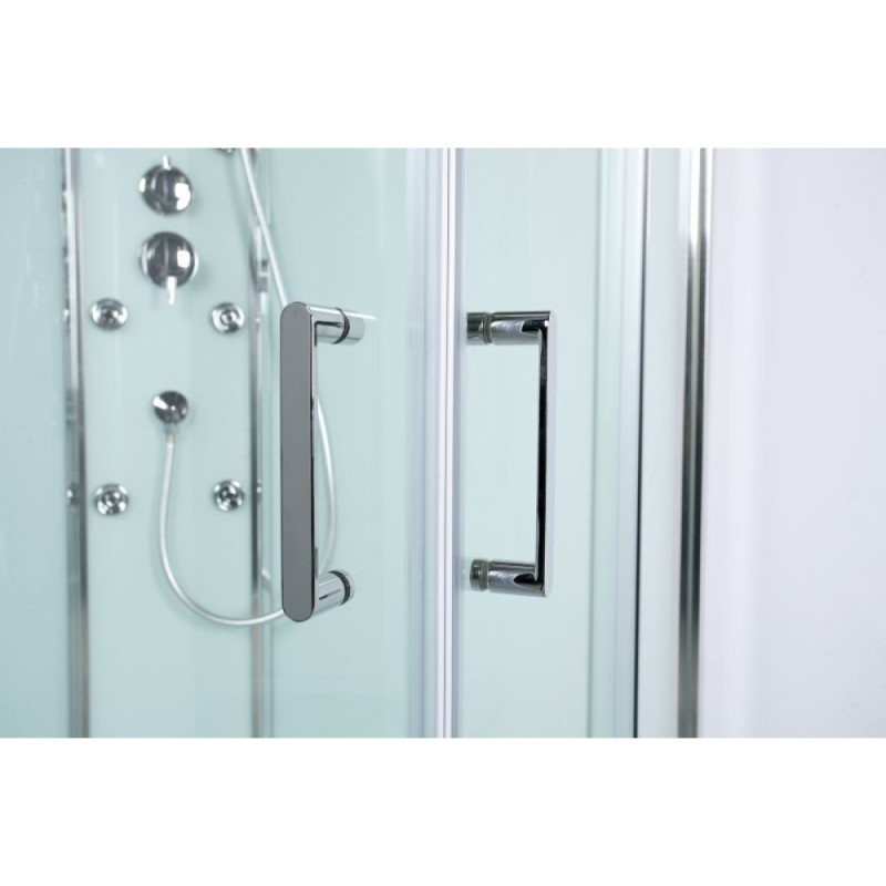 Душевая кабина BelBagno Uno-CAB-A-2-90-C-CR, 90 х 90 см