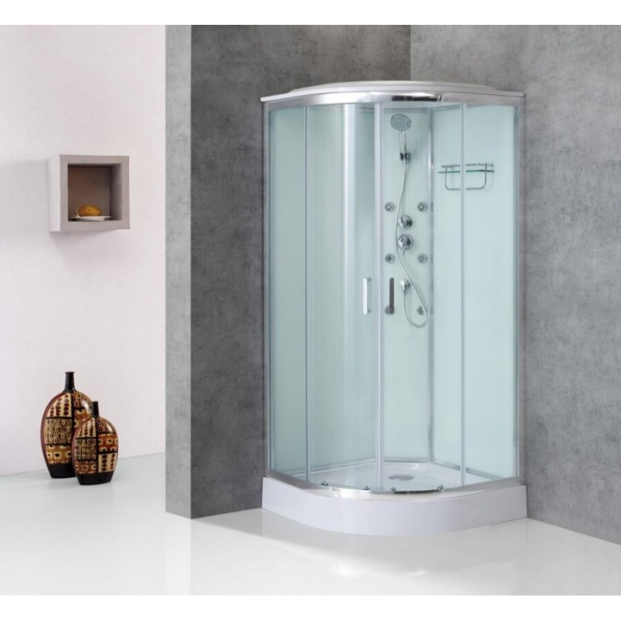Душевая кабина BelBagno Uno UNO-CAB-R-2-90-C/P-Cr-TOP, 90 х 90 см
