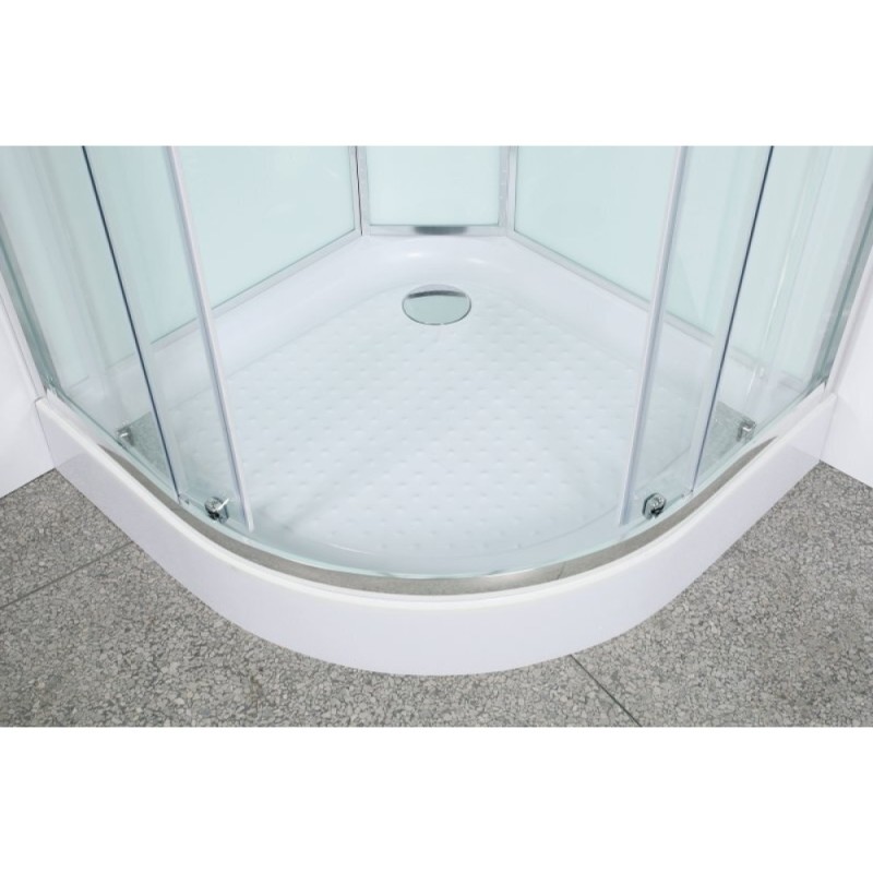 Душевая кабина BelBagno Uno-CAB-R-2-90-P-CR, 90 х 90 см