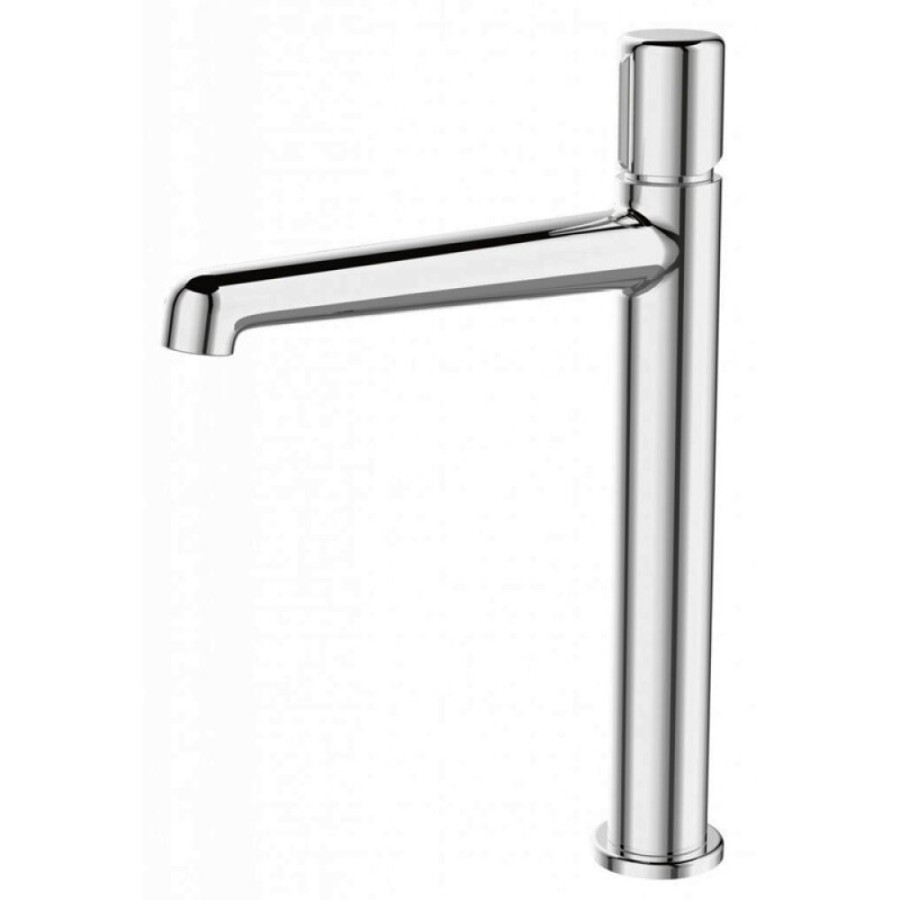 Смеситель для раковины BelBagno Uno UNO-LMC-CRM, высокий, без донного клапана, хром