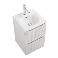 Тумба под раковину BelBagno UNO-MINI-400-2C-SO-BO, 40 см, подвесная, Bianco Opaco