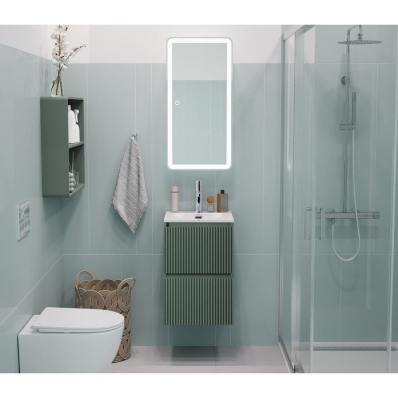 Тумба под раковину BelBagno UNO-MINI-400-2C-SO-VO, 40 см, подвесная, еловая матовая