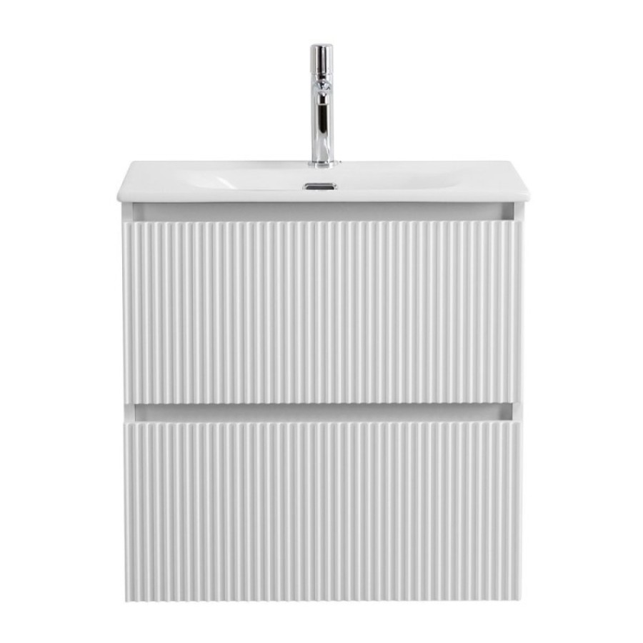 Тумба под раковину BelBagno UNO-MINI-500-2C-SO-BO, 50 см, подвесная, Bianco Opaco