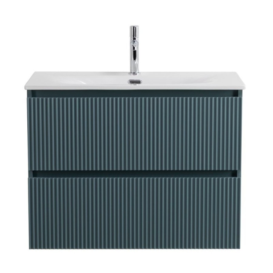 Тумба под раковину BelBagno UNO-MINI-800-2C-SO-AO, 80 см, подвесная, голубая матовая