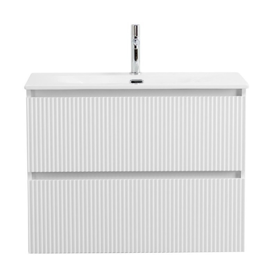 Тумба под раковину BelBagno UNO-MINI-800-2C-SO-BO, 80 см, подвесная, Bianco Opaco