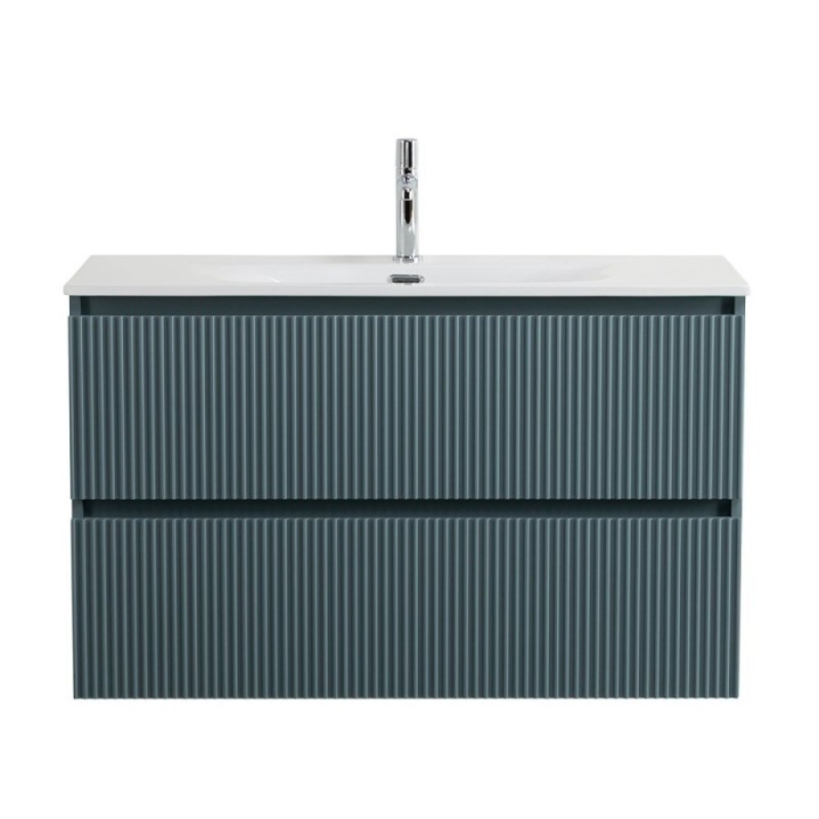 Тумба под раковину BelBagno UNO-MINI-900-2C-SO-AO, 90 см, подвесная, голубая матовая