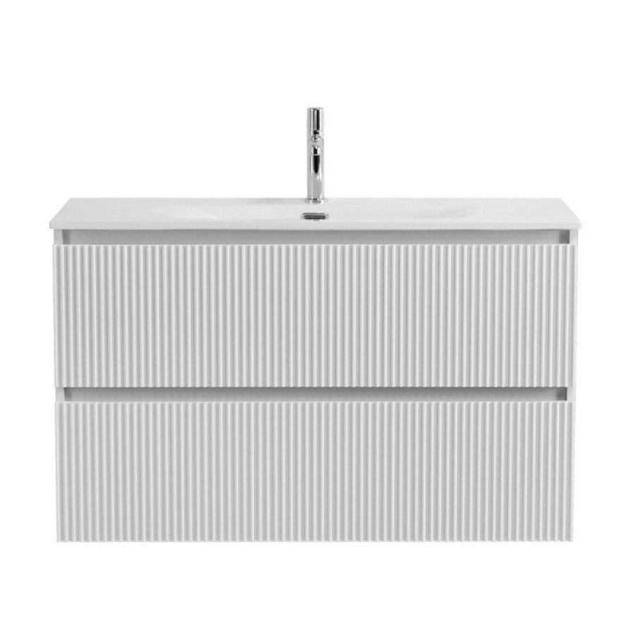 Тумба под раковину BelBagno UNO-MINI-900-2C-SO-BO, 90 см, подвесная, Bianco Opaco