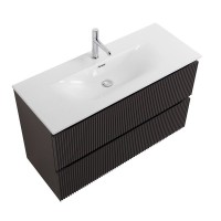 Тумба под раковину BelBagno UNO-MINI-900-2C-SO-GSO, 90 см, подвесная, темно-серая матовая
