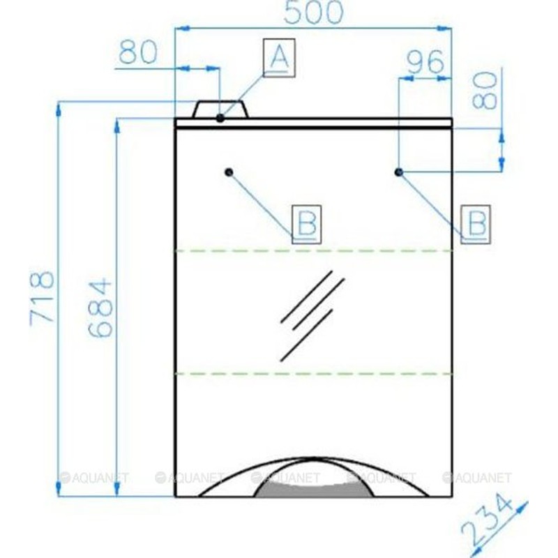 Зеркальный шкаф Style Line Жасмин 2 50 С Люкс ЛС-000010038 с подсветкой Белый глянец