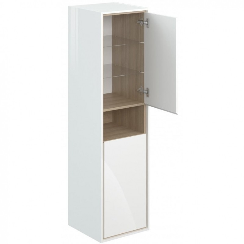 Пенал подвесной LOUNA 35 универсальный белый 62528, белый