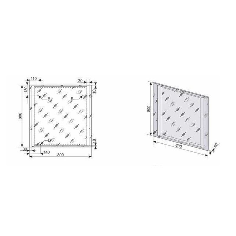 Зеркало Style Line ElFante Прованс 80 СС-00000445