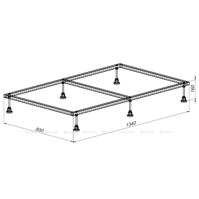 Каркас для поддона Allen Brau 140х90 8.00006
