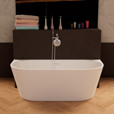 Ванна Frank F6163 White пристенная.