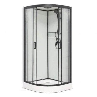 Душевая кабина Frank F420 Black Размер:120*120*15*210см