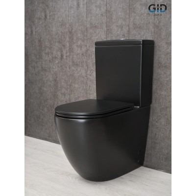 Унитаз напольный Gid Tn2188Bm 62250Y черный матовый ...