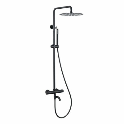 Душевая стойка BERGES KALISTO 3R с термостатом, черн...