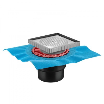 Душевой трап Berges ZENTRUM Keramik 150х150