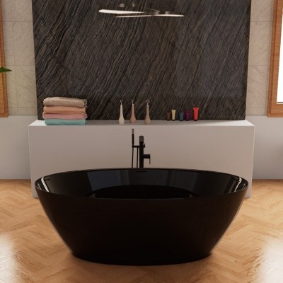 Ванна Frank F6123 Black/Black отдельностоящая.