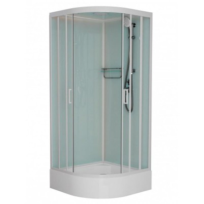 Душевая кабина Frank F409/1 White Размер:90*90*25*220см