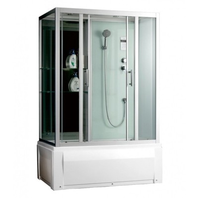 Душевая кабина Frank F557 пристенная с парогенератором