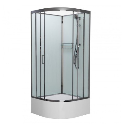 Душевая кабина Frank F409/2 Brilliant без крыши Разм...