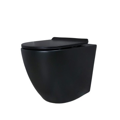 Унитаз приставной Gid TRS-269BM 62214Y черный матовы...