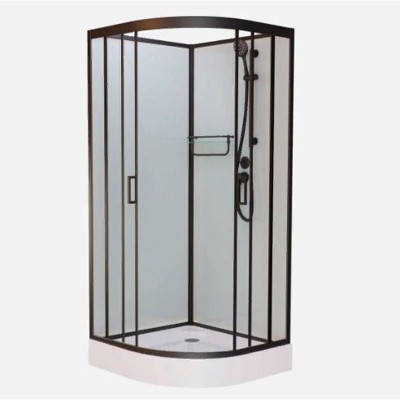 Душевая кабина Frank F408 Black без крыши Размер:80*...