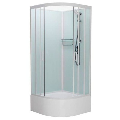 Душевая кабина Frank F400/2 White без крыши Размер:1...