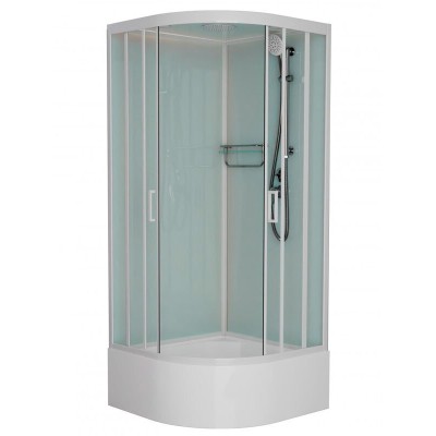 Душевая кабина Frank F409/2 White Размер:90*90*40*220см