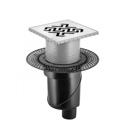 Душевой трап Berges PLATZ Antik 150х150