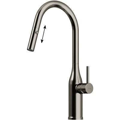 Смеситель для кухни SANCOS Grand с вытяжным изливом,...