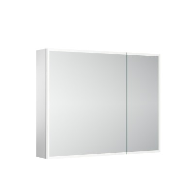 Зеркальный шкаф для ванной комнаты из алюминия SANCO...