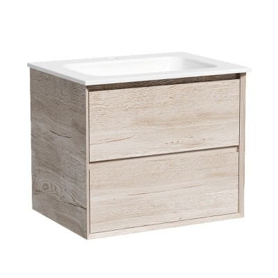 Тумба подвесная SANCOS Marmi 2.0 590х445х520 c двумя...