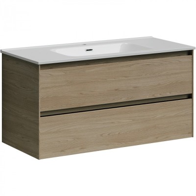 Тумба подвесная SANCOS Cento 1190х450х500, c двумя я...