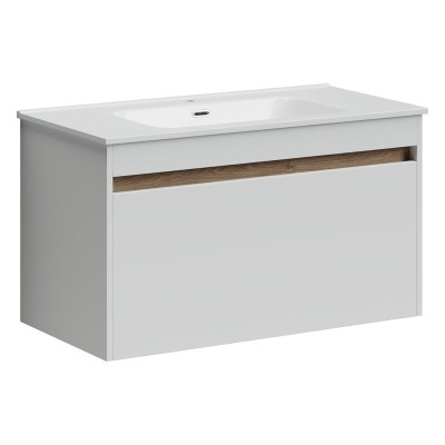 Тумба подвесная SANCOS Smart 890х450х500, c двумя ящ...