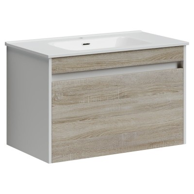 Тумба подвесная SANCOS Smart 790х450х500, c двумя ящ...