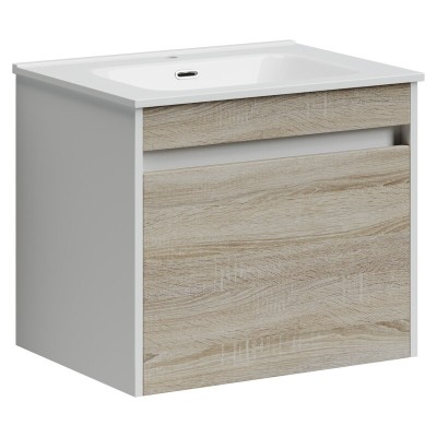 Тумба подвесная SANCOS Smart 590х450х500, c двумя ящ...