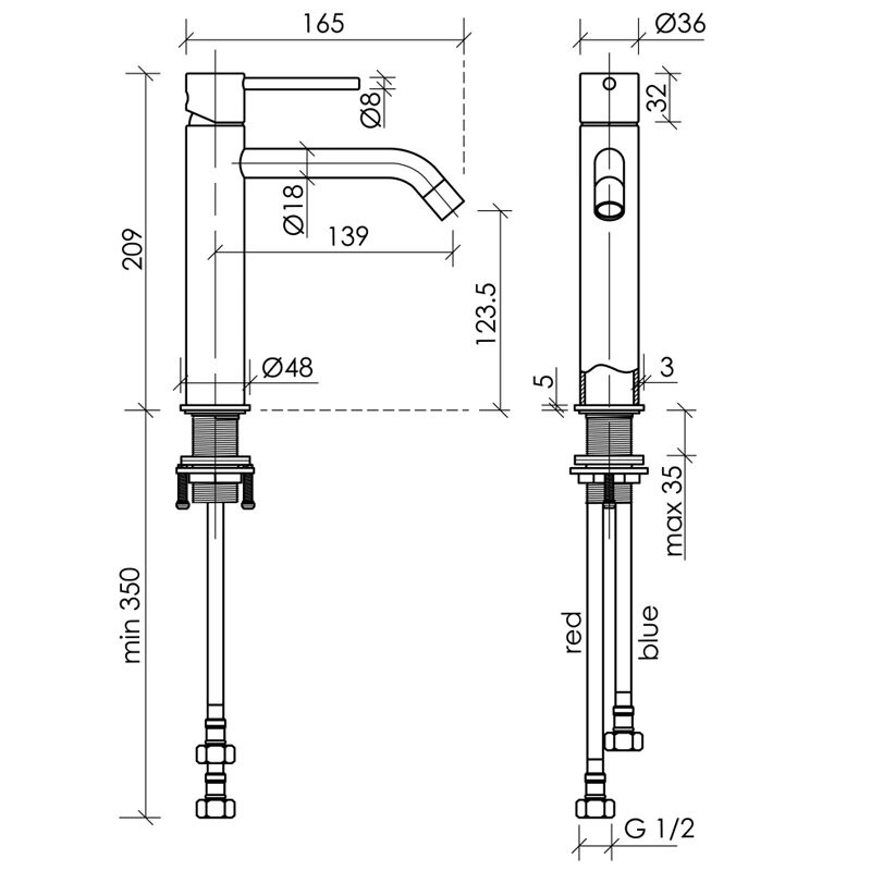 Смеситель для раковины SANCOS Etna, черный матовый, арт. SC9003MB