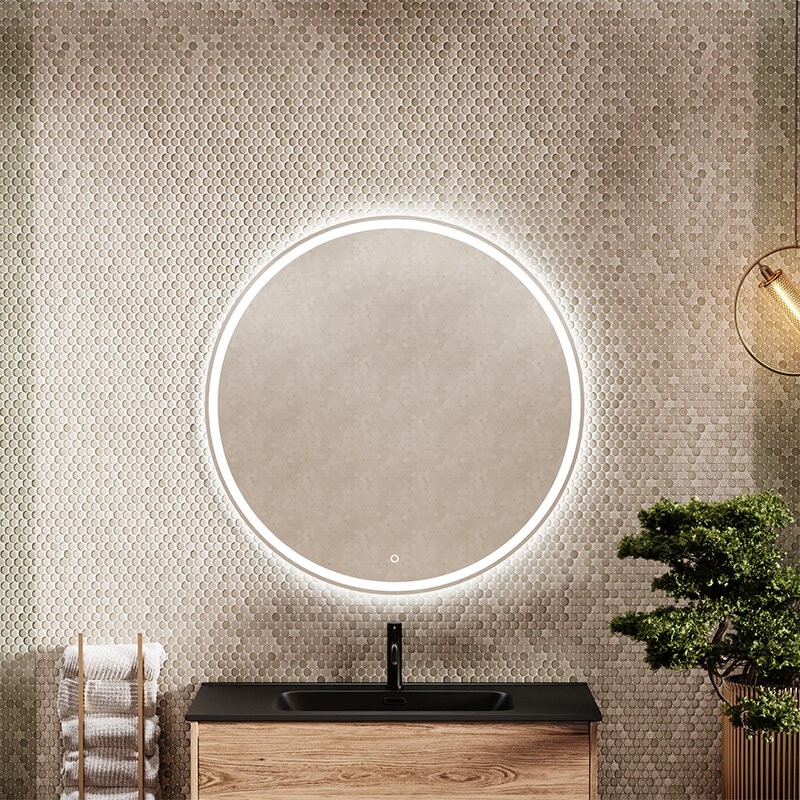 Зеркало для ванной комнаты SANCOS Bella D600 c подсветкой, арт. BE600