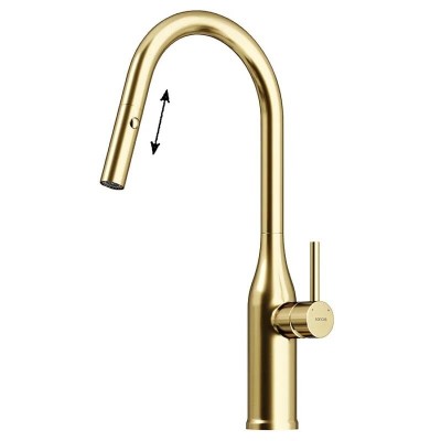 Смеситель для кухни SANCOS Grand с вытяжным изливом,...