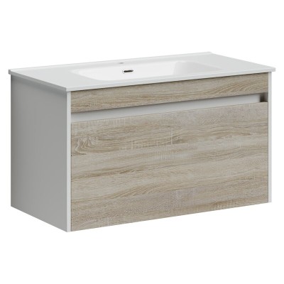 Тумба подвесная SANCOS Smart 890х450х500, c двумя ящ...