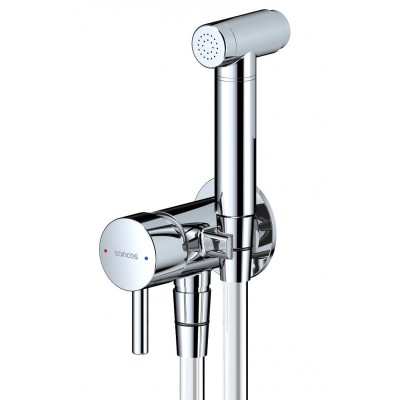 Гигиенический душ SANCOS Atom со смесителем, цвет хр...