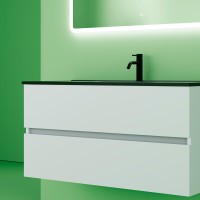 Тумба под раковину Sancos Urban 100, подвесная, белый глянец, UR100W