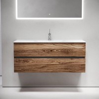 Тумба под раковину Sancos Urban UR120-1ECH, 120 см, подвесная, цвет дуб чарльстон