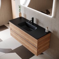 Тумба под раковину Sancos Urban 120, подвесная, дуб галифакс натуральный, UR120-1EG