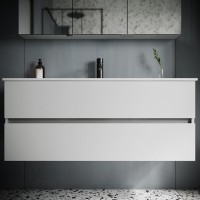 Тумба под раковину Sancos Urban 120, подвесная, белый глянец, UR120-1W