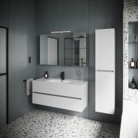 Тумба под раковину Sancos Urban 120, подвесная, белый глянец, UR120-1W
