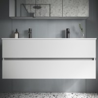 Тумба под раковину Sancos Urban 120, подвесная, белый глянец, UR120-2W