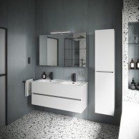 Тумба под раковину Sancos Urban 120, подвесная, белый глянец, UR120-2W