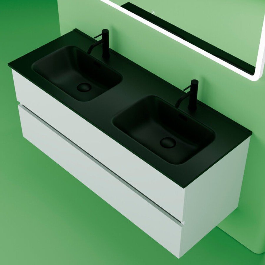 Тумба под раковину Sancos Urban 120, подвесная, белый глянец, UR120-2W